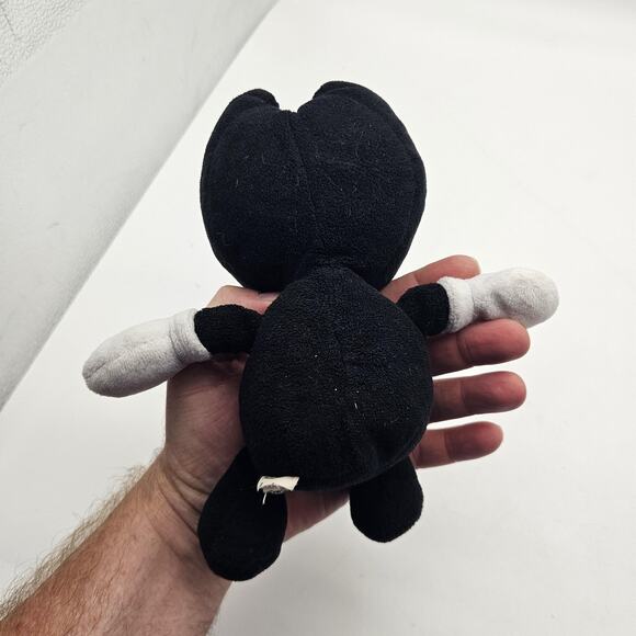 Bendy and the Ink Machine Bendy Plush Stuffed Toy Black White Smiling Doll Gift - Picture 4 of 7